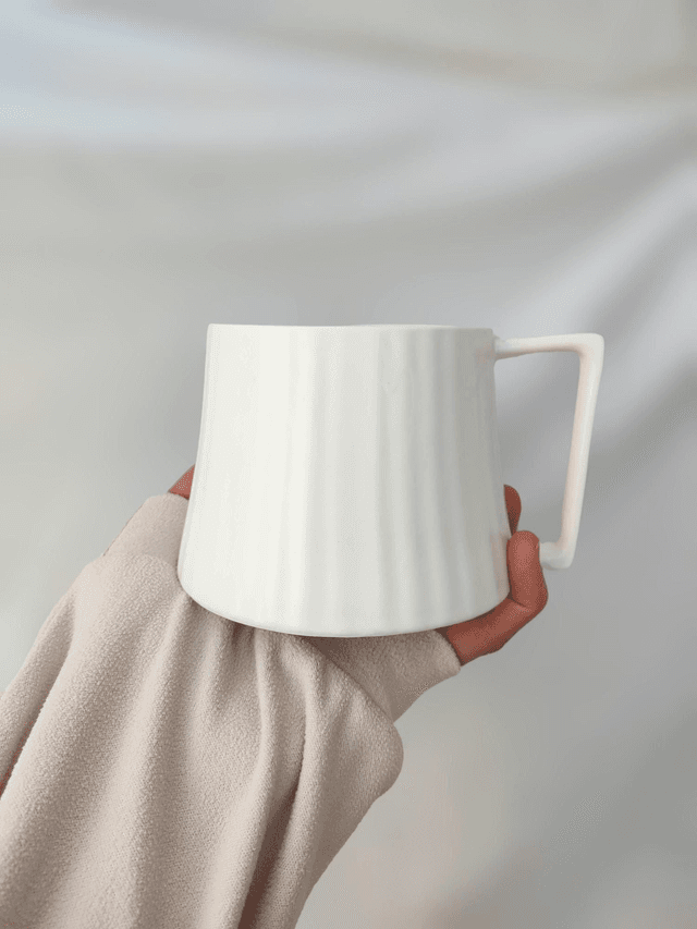 Mug en céramique crème 