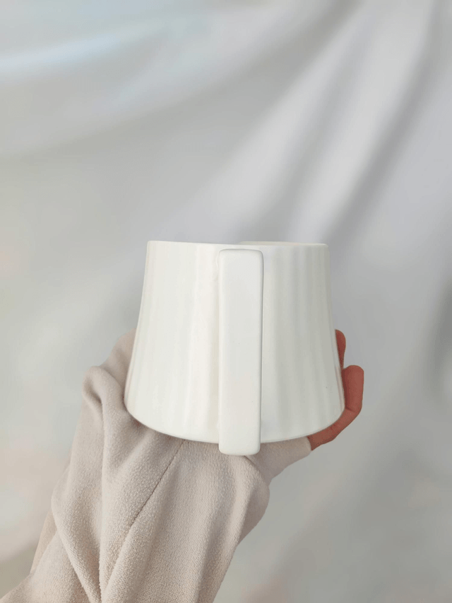 Mug en céramique crème