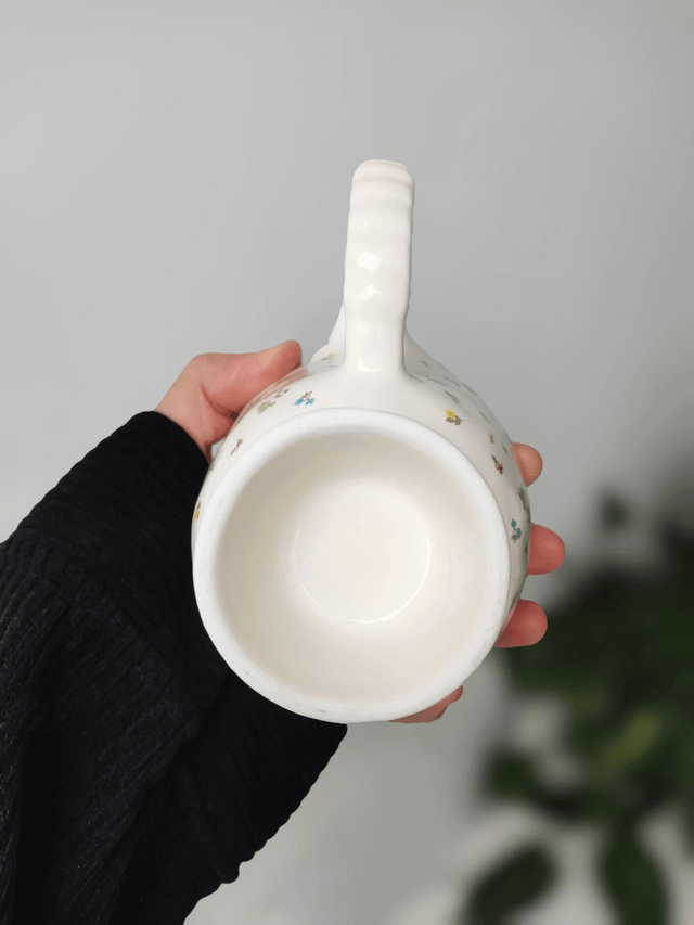 Mug en céramique vintage fleurs